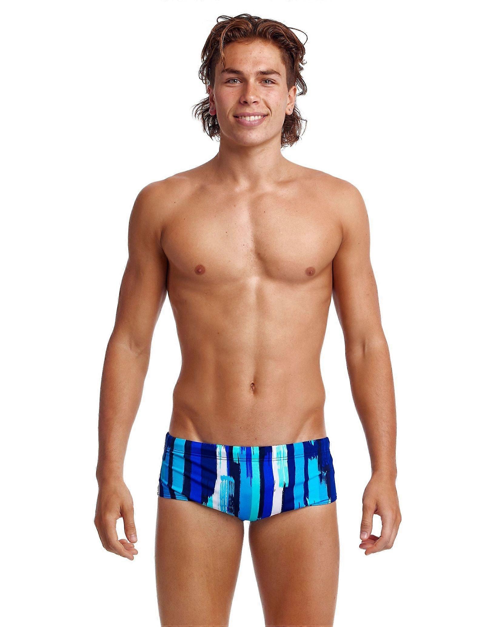 Funky Trunks Roller Paint Sidewinder Swim Trunks