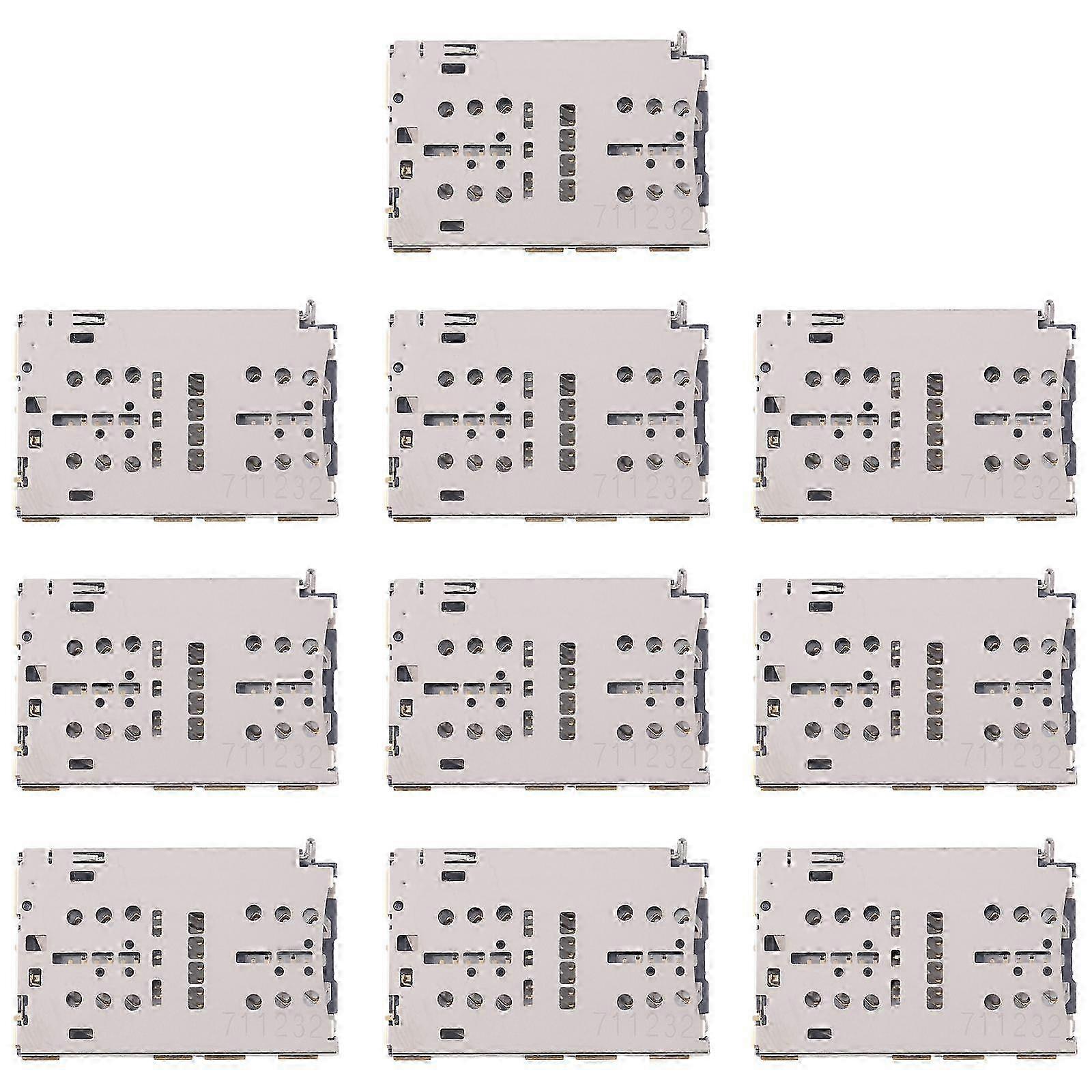 10pcs COMPATIBLE SIM + Micro SD Card Reader 2025