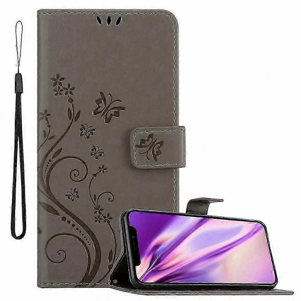 Floral Pattern Phone Case with Card Slot for X / XS