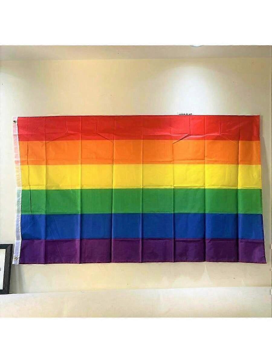Vibrant Rainbow Peace Flag Single Side PrintIndoorOutHangings PatternC 121