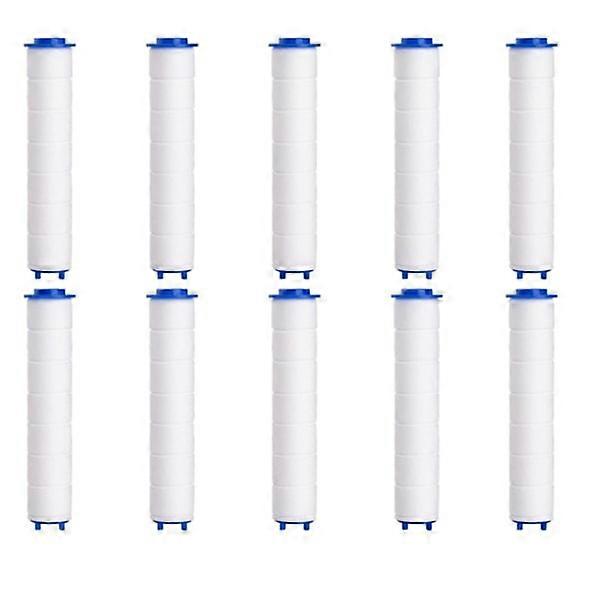 Shower Head Filter (105 mm), 10 pcs Removable Anti-limescale PP Cotton Filters for Hand Shower