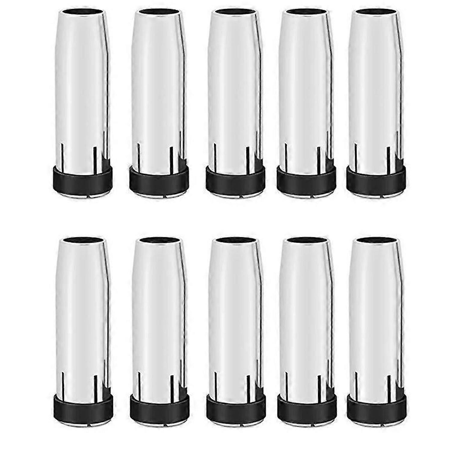 10PCS 24KD Gas Nozzle 10Pcs MIG Welding Torch Gas Nozzle Contact Tip