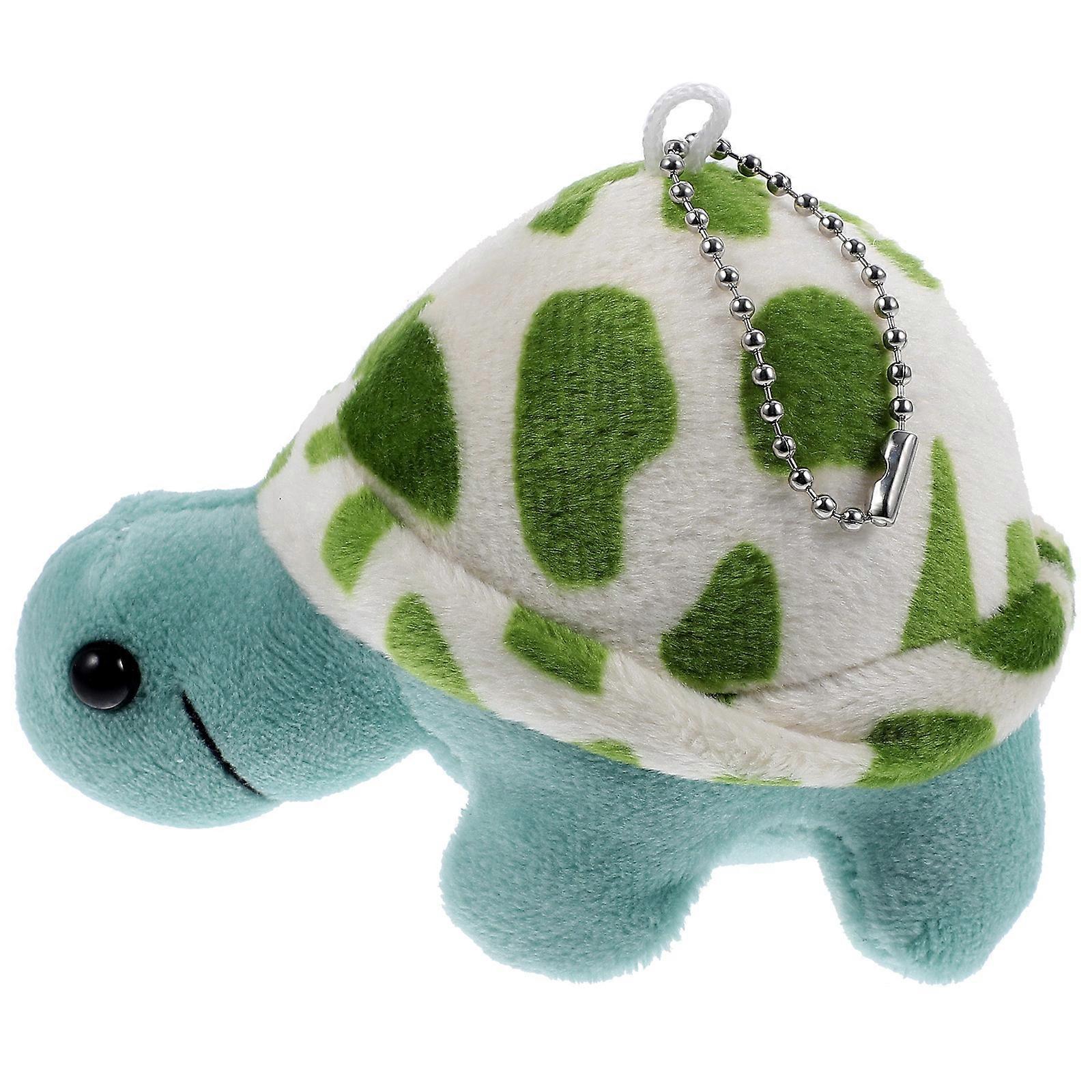Light Green Plush Turtle Hanging Charm for Bag Decor 2Pcs