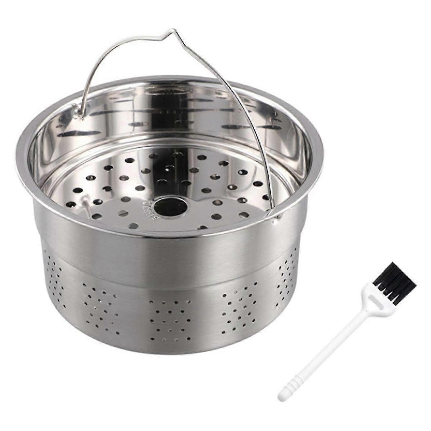 Steamer Basket for Thermomix TM5/TM6 Food Processor Stainless Portable Steamer Basket Insert Double