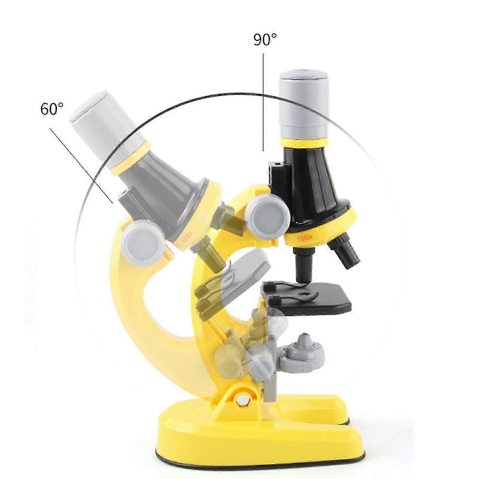 Microscope Toy Magnification Science Led Microscope Kit For Kids,beginner Microscope Kit,educational Toys&gifts
