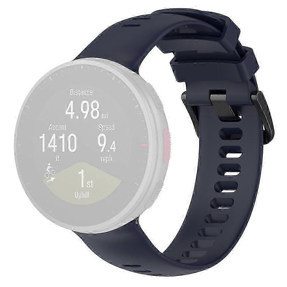 For Polar Vantage V2 Watch Strap Replacement Silicone Solid Color Sweat-Proof Watch Band