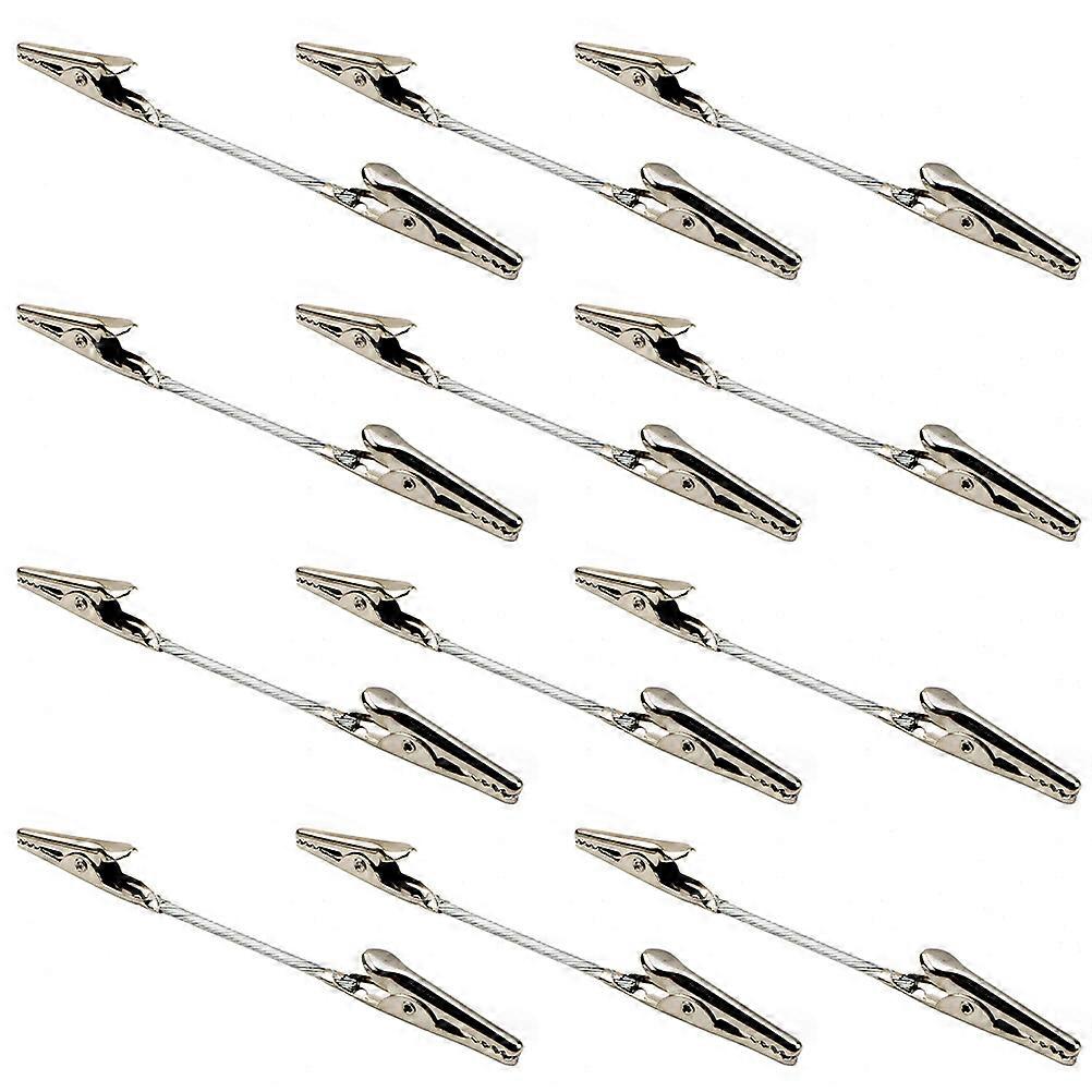 Alloy Memo Clips Two Headed Photo Clips for Office Use 60Pcs