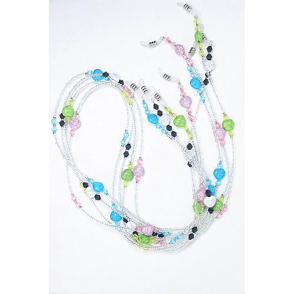 Heart Shape Eyeglass Neck Cord for Holding Eyeglasses 4Pcs Set