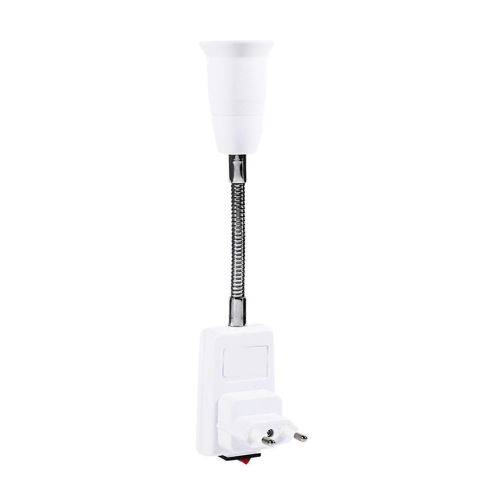 Flexiable E27 Base LED Lamp Bulb Holder Adapter Socket Converter On/Off Switch