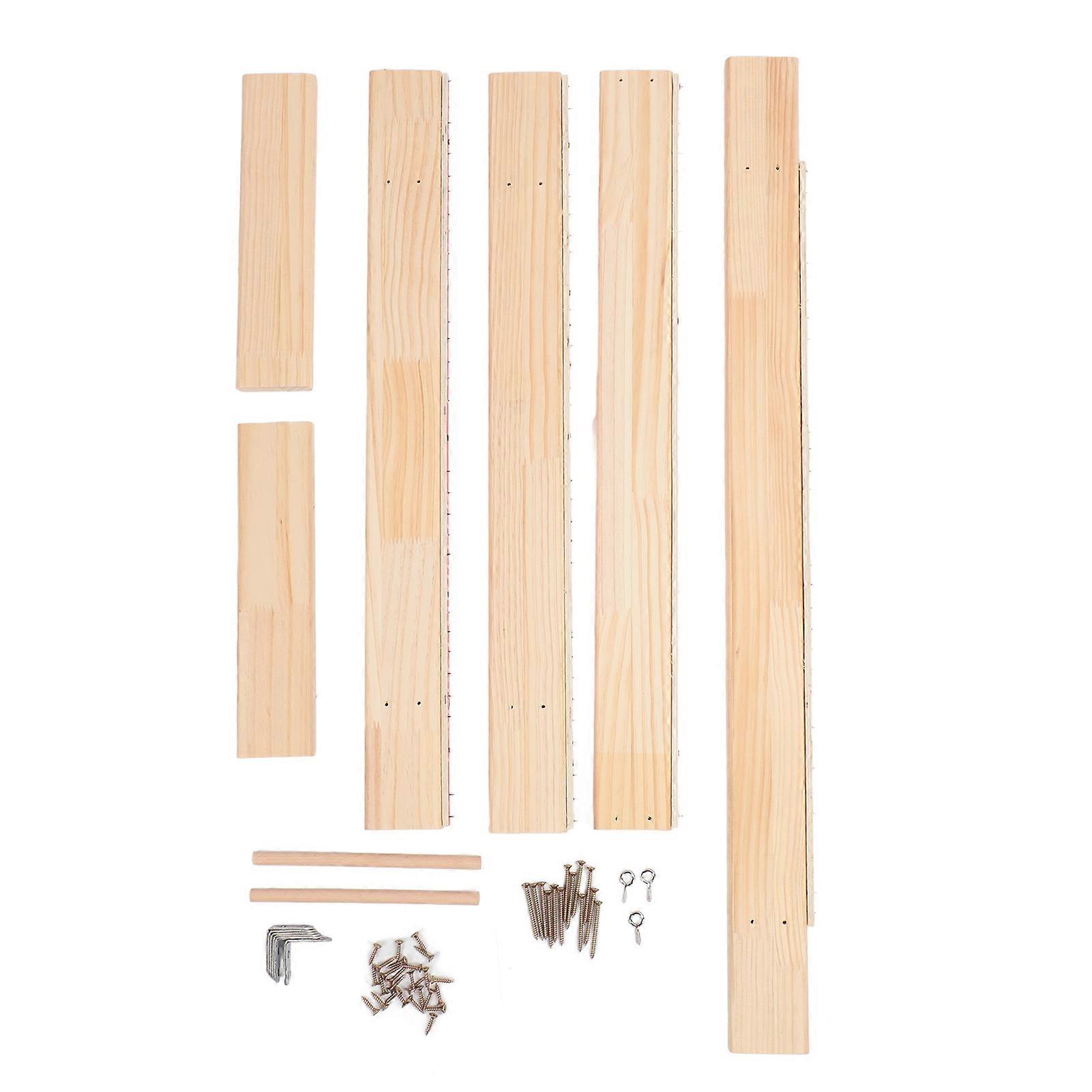 Cadre de touffetage polyvalent 27,6 x 27,6 pouces, cadre de touffetage en bois robuste pour tapis, fabrication de tapisseries, bricolage