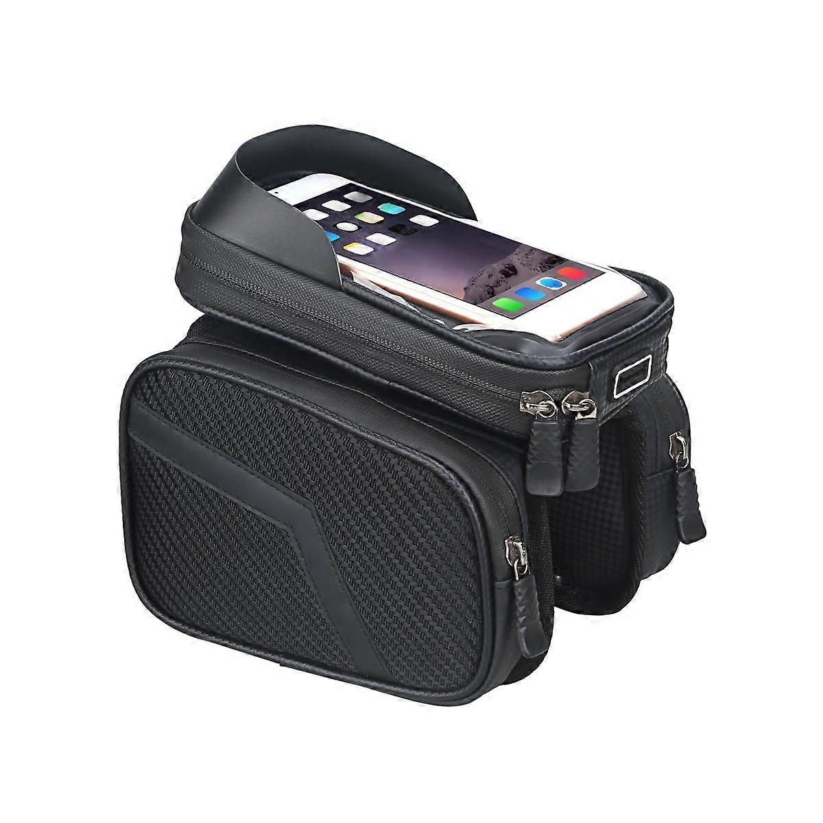 Bike Frame Bag For Felt VR Advanced Tube Phone Bag With 2 Side Pockets Sensitive Touch Screen Pannier