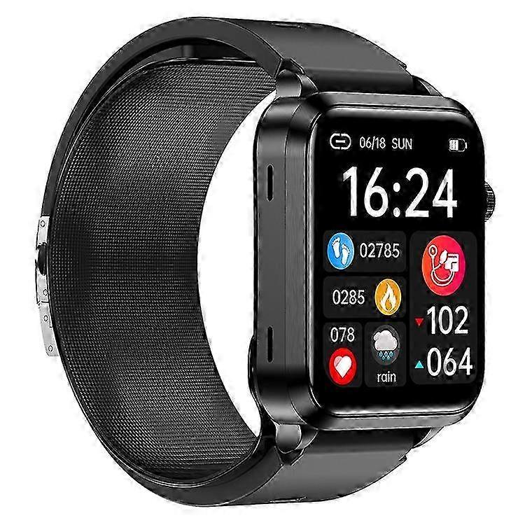 S11 Smart Watch 1.91-Inch Precision Health Monitor ECG Watch Bluetooth Call Heart Rate Fitness Tracker with Silicone Strap