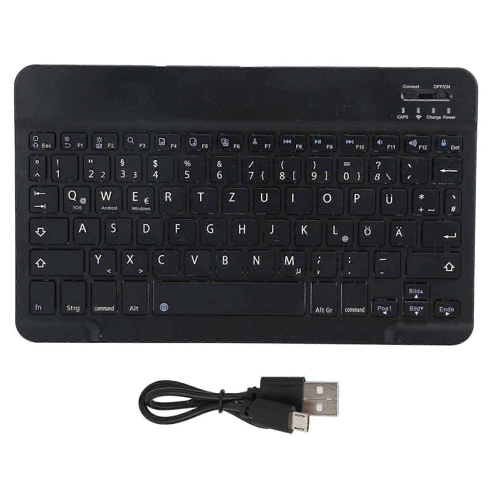 Wireless Bluetooth Keyboard Tablet Phone Computer Portable and UltraThin 10 Inch Keyboard