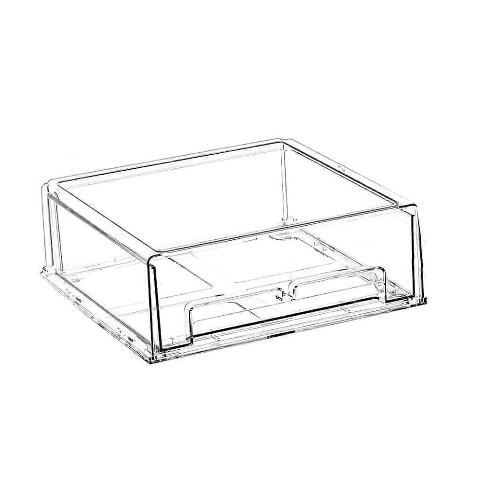 Refrigerator Drawers Stackable Bins for Large Fridge Organization, Clear Plastic Storage Containers for Food and Drinks