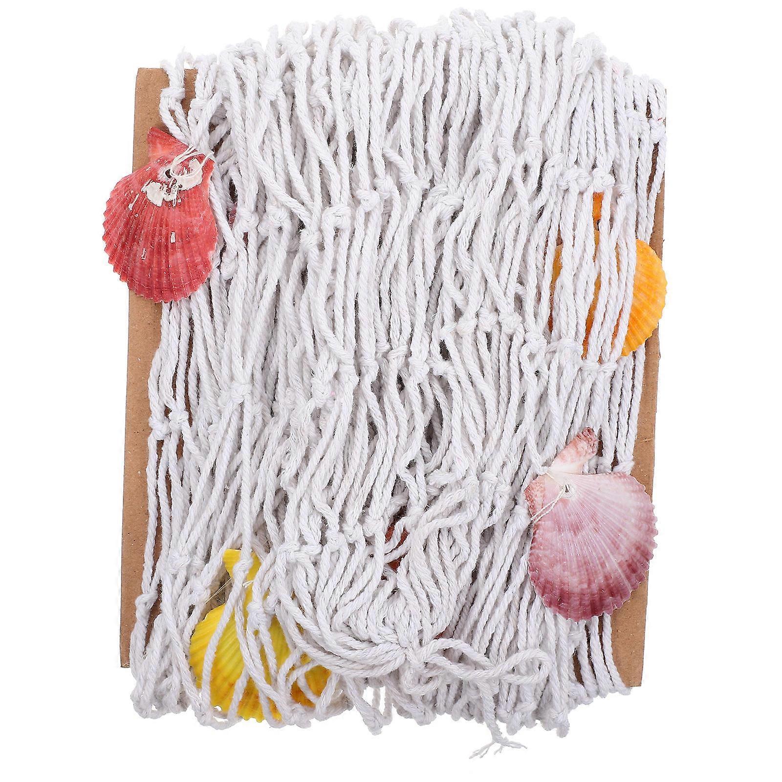 Decorative Fishing Net Cotton Thread Wall Ornament for Home Decoration