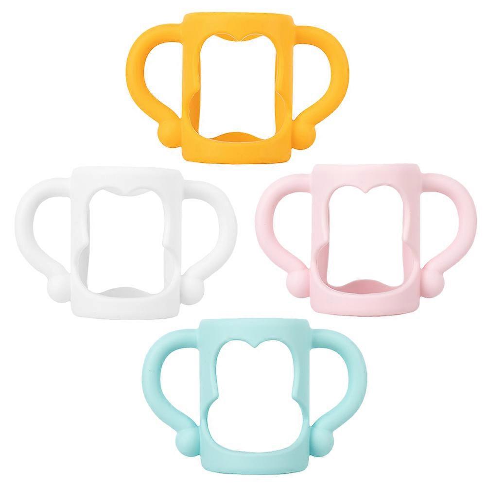 Nursing Baby Bottle Grip Silicone Handle for Secure Hold 16Pcs