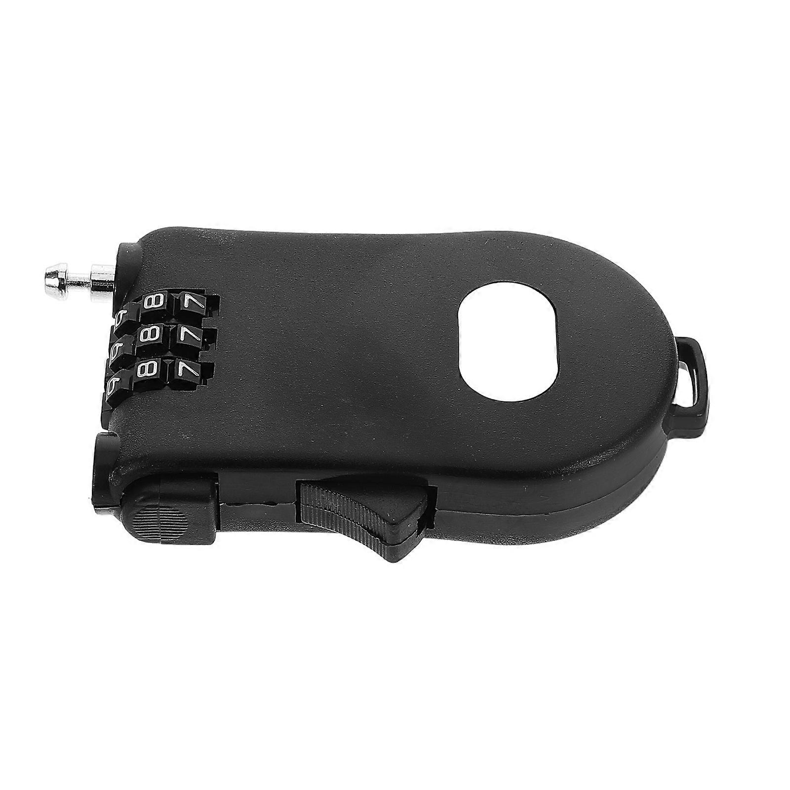 Steel Cable Padlock Retractable Combination Lock 5Pcs for Bike Security