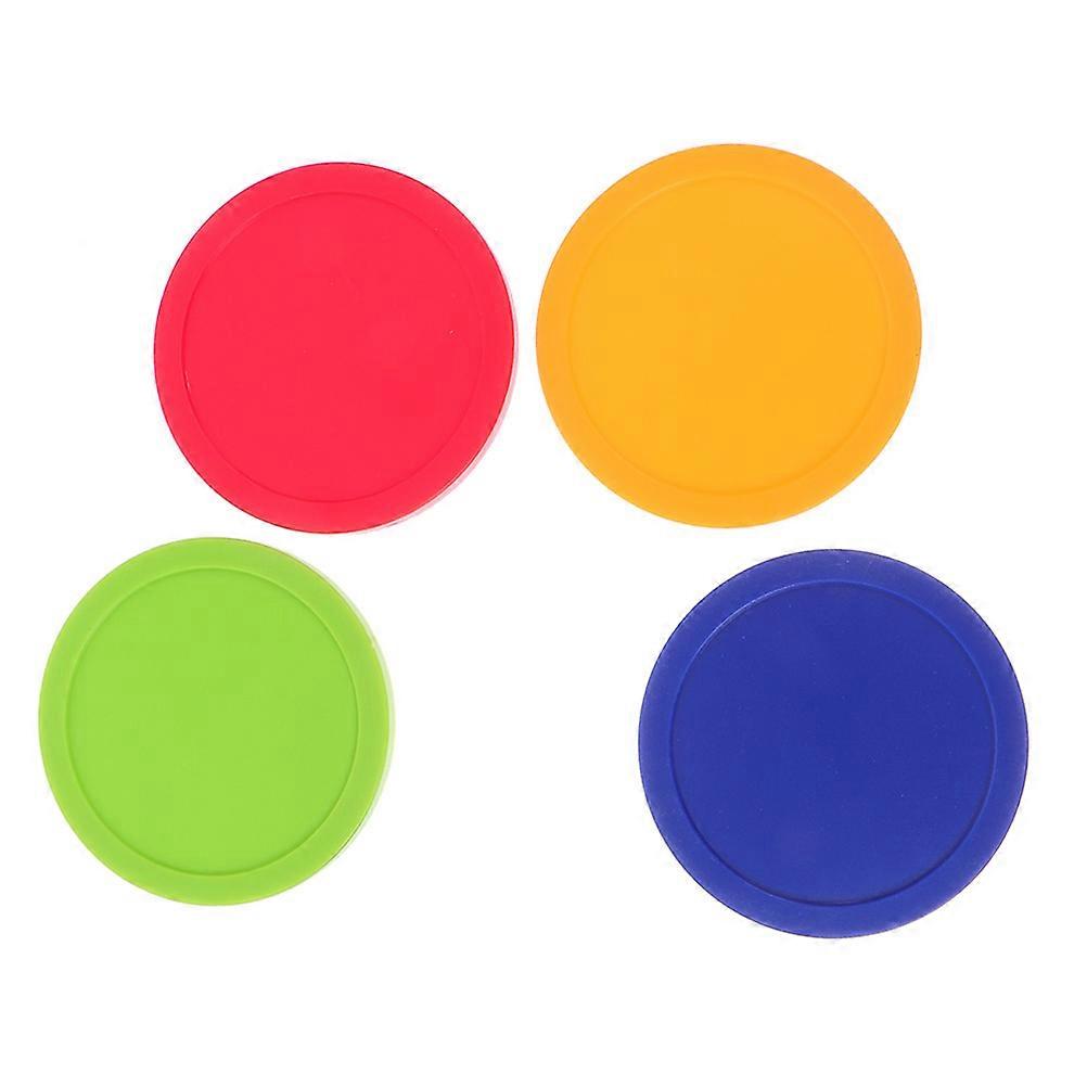 Air Hockey Piece 8 Pcs Square Arcade Tables Indoor Game Assorted Color Arcade Game