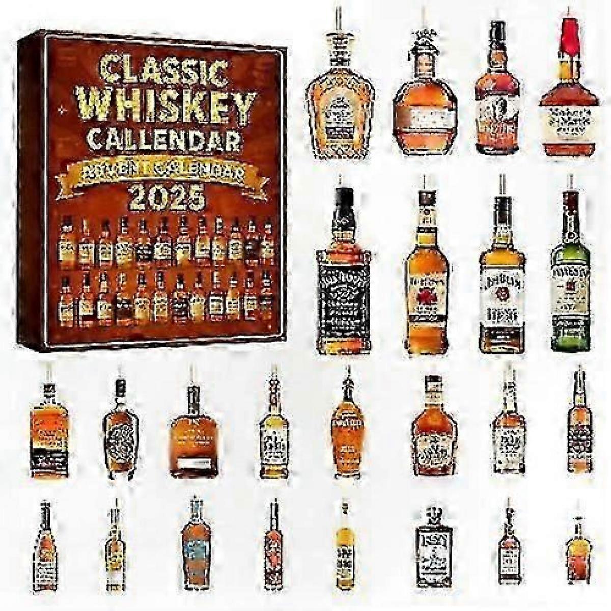 2025 Whisky Advent Calendar Χριστουγεννιάτικη αντίστροφη μέτρηση για το Φεστιβάλ Δώρου