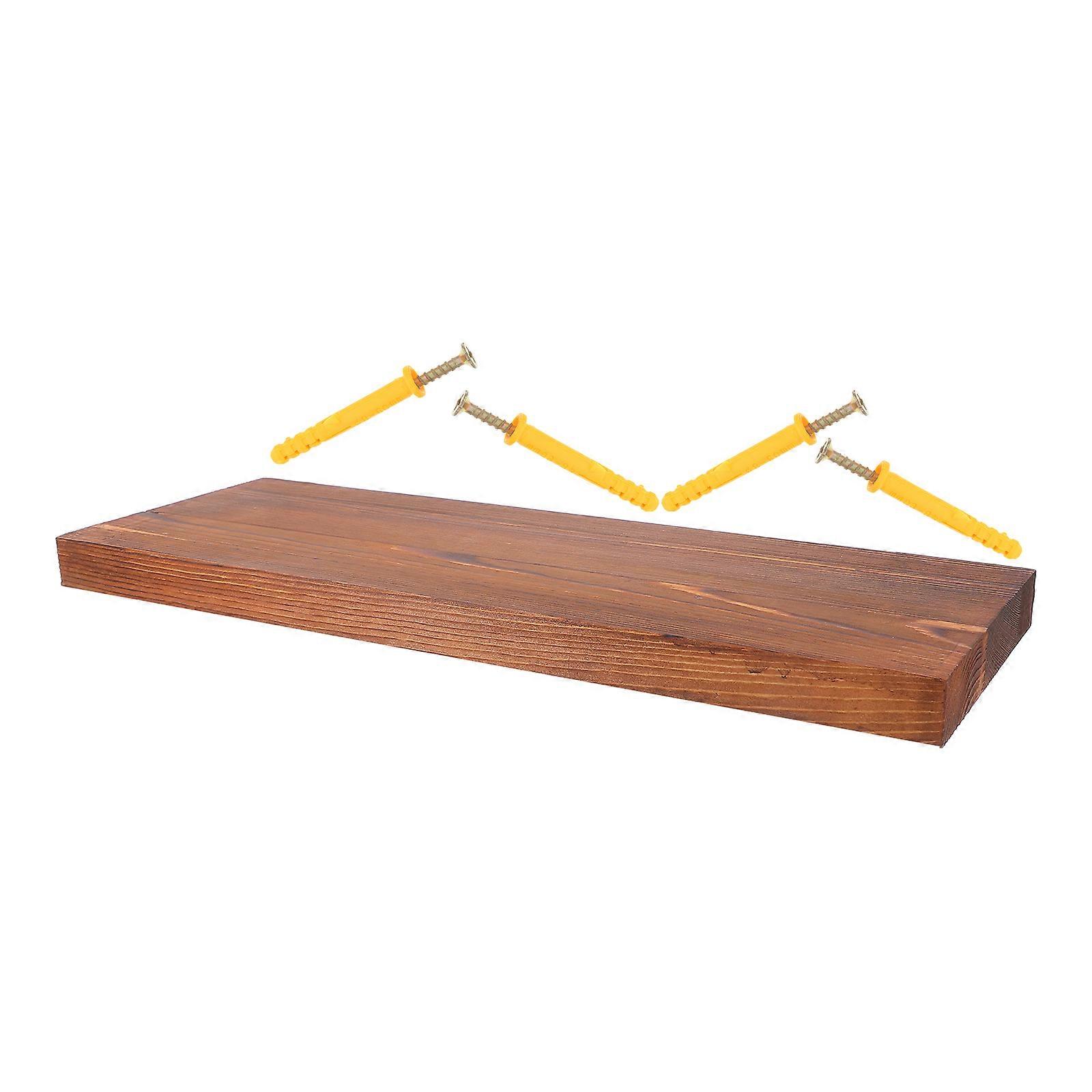 Wood Hanging Shelf for Kitchen Living Room 3Pcs Rustic Floating Organizer
