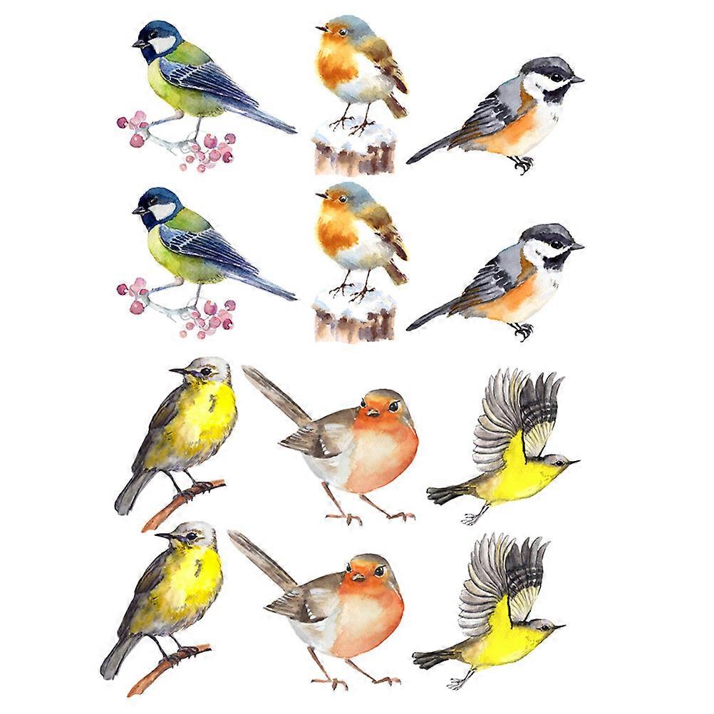Anti-Strikes Alert Window Decals Bird Clings for Window Decor 48Pcs