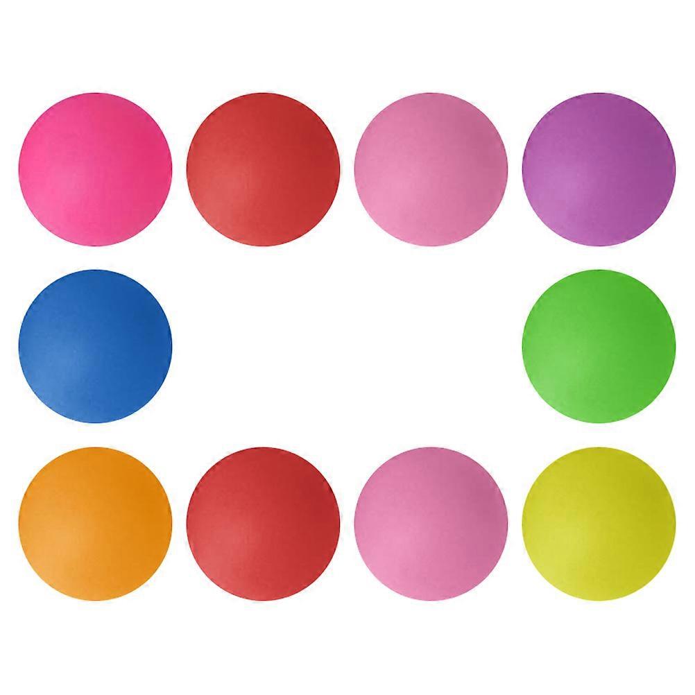 Assorted Color Balls Table Tennis Balls for Party Activity 10Pcs