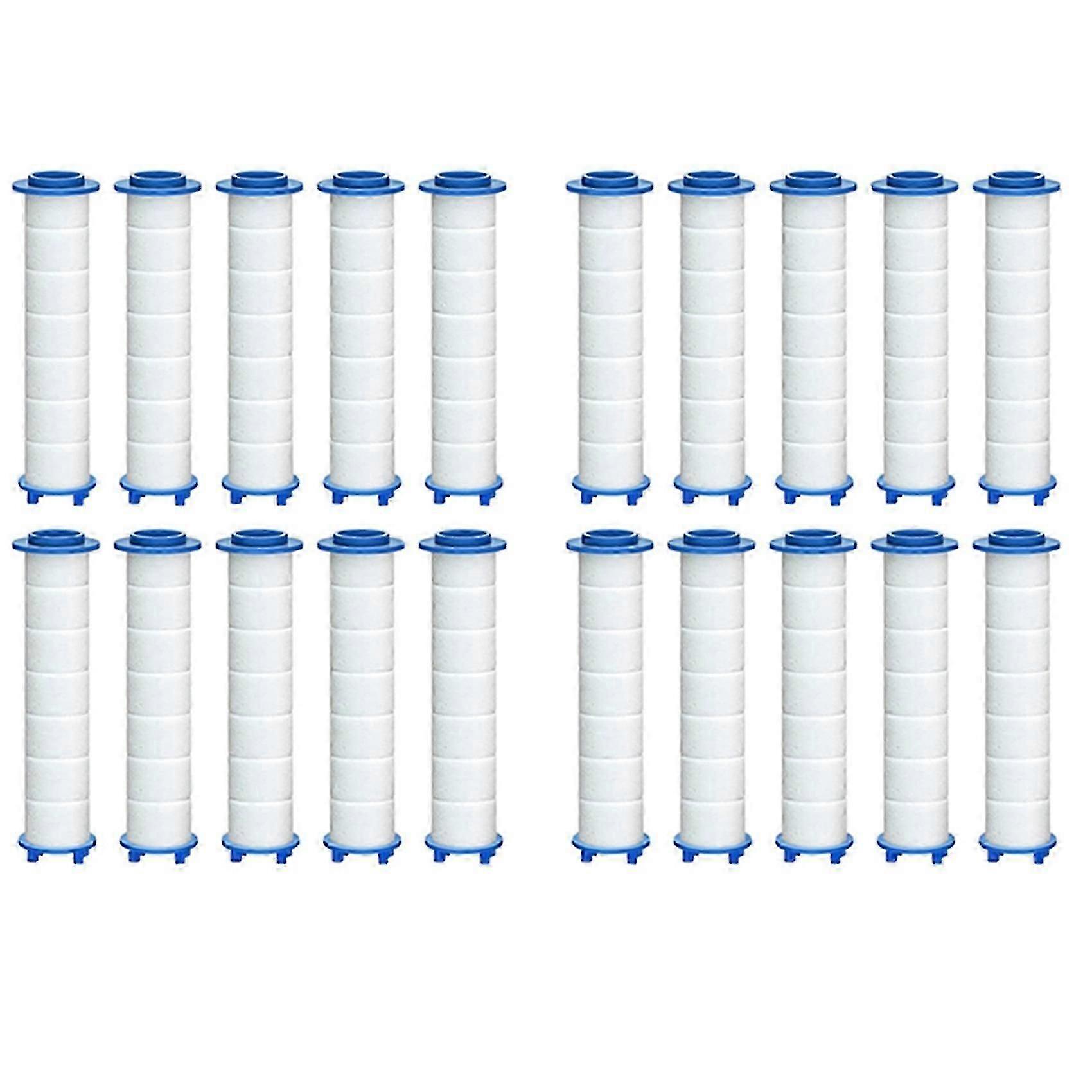20Pcs Replacement Shower Filter for Hard Water - High Output Shower Water Filter to Remove Chlorine