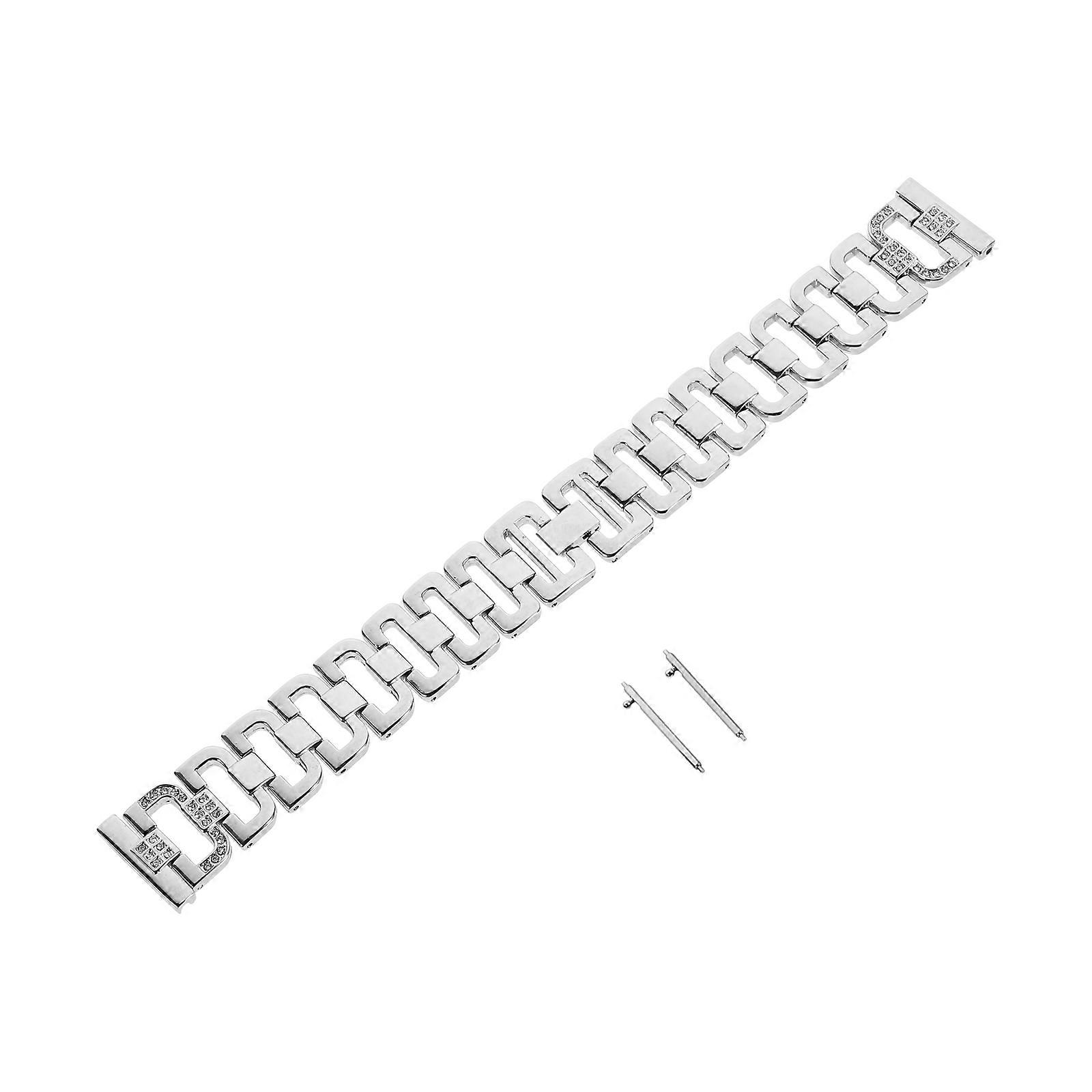Durable Watch Strap for Watch Active 2 Replacement 3Pcs Silver Set