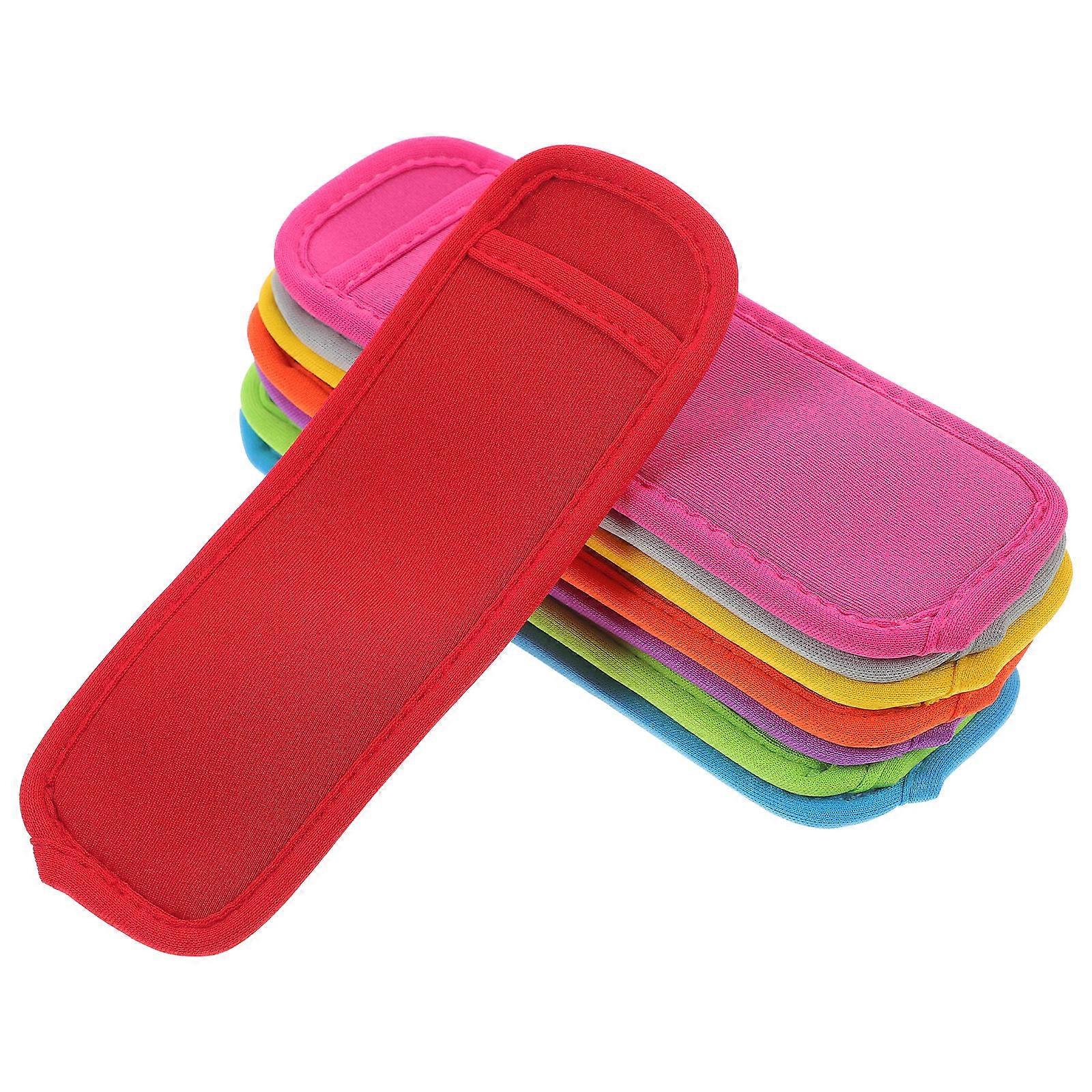 Ice Lolly Bags 40 Pcs Simple Design Ice Pops Holders For Everyday Use Assorted Color Keep Drinks Fresh
