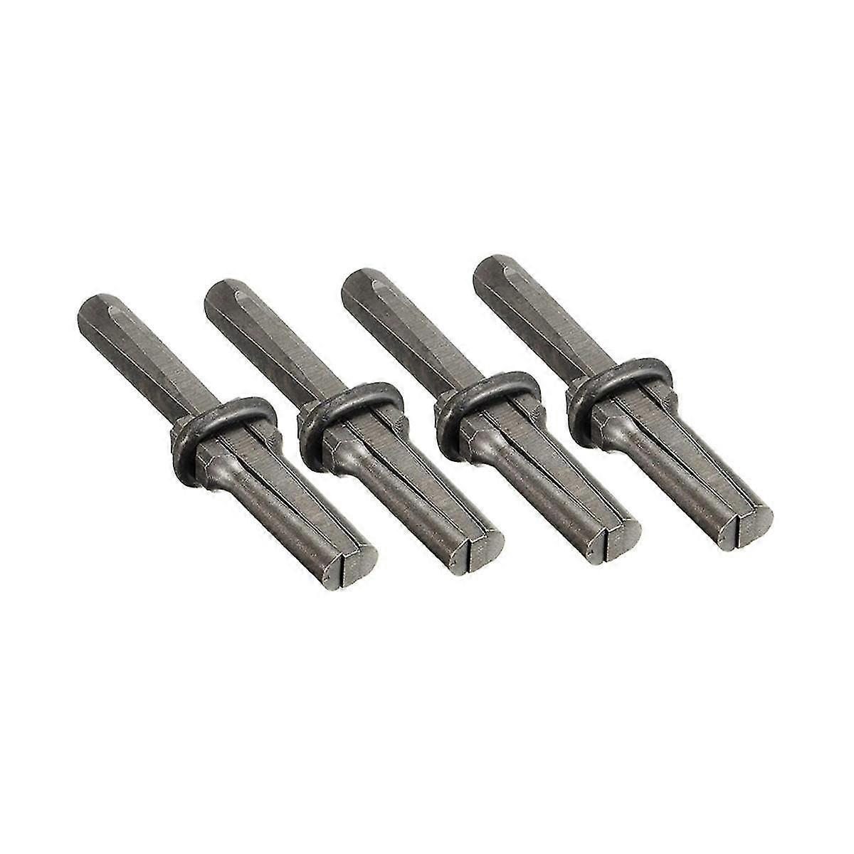 4 قطع من قواطع الحجر، والأوتاد، وقواطع الحجر، وأدوات كسر الحجر، والأزاميل الحديدية، وأدوات يدوية