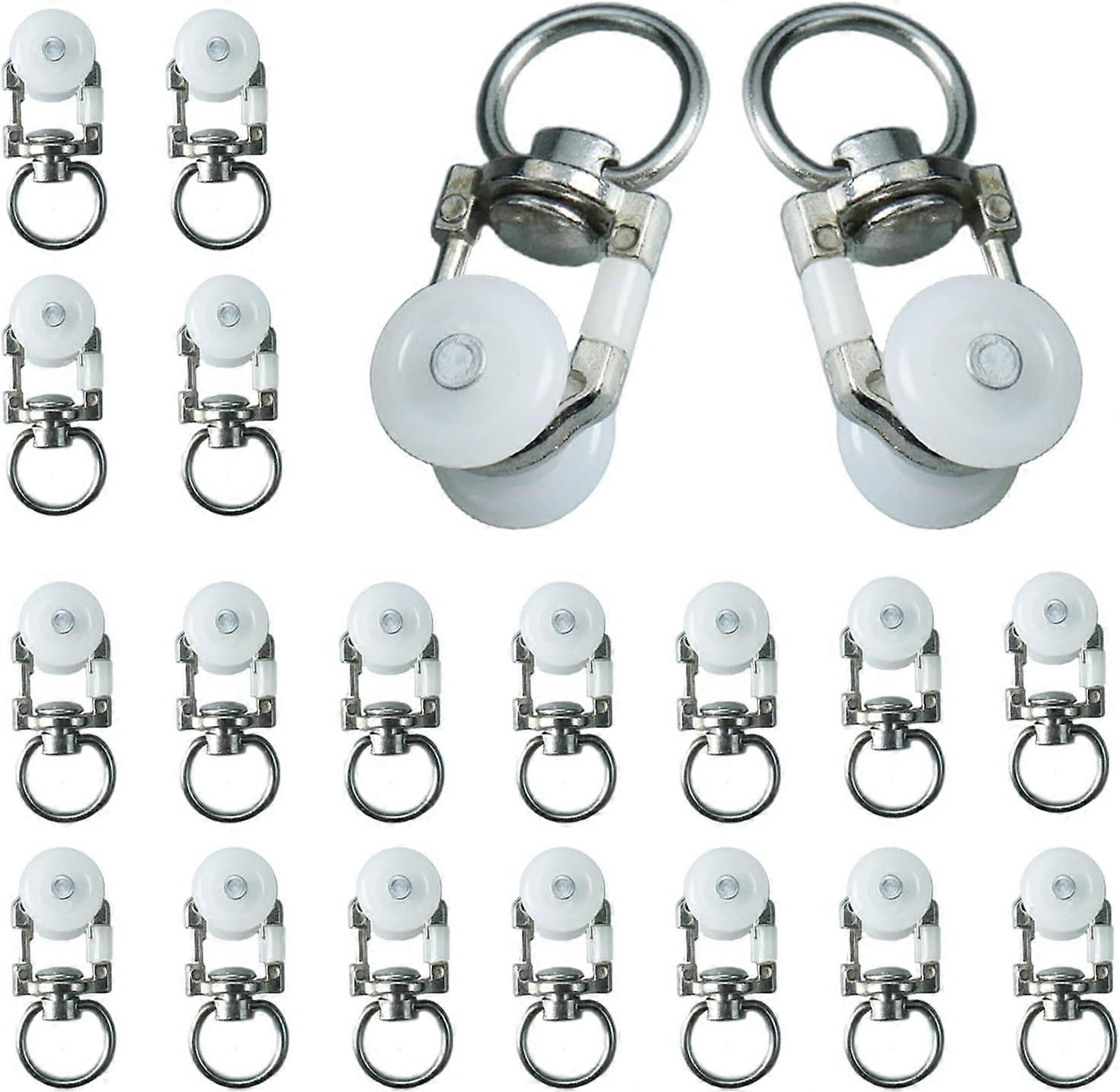 12 Pieces Curtain Track Rollers, Curtain Rollers, Curtain Glides