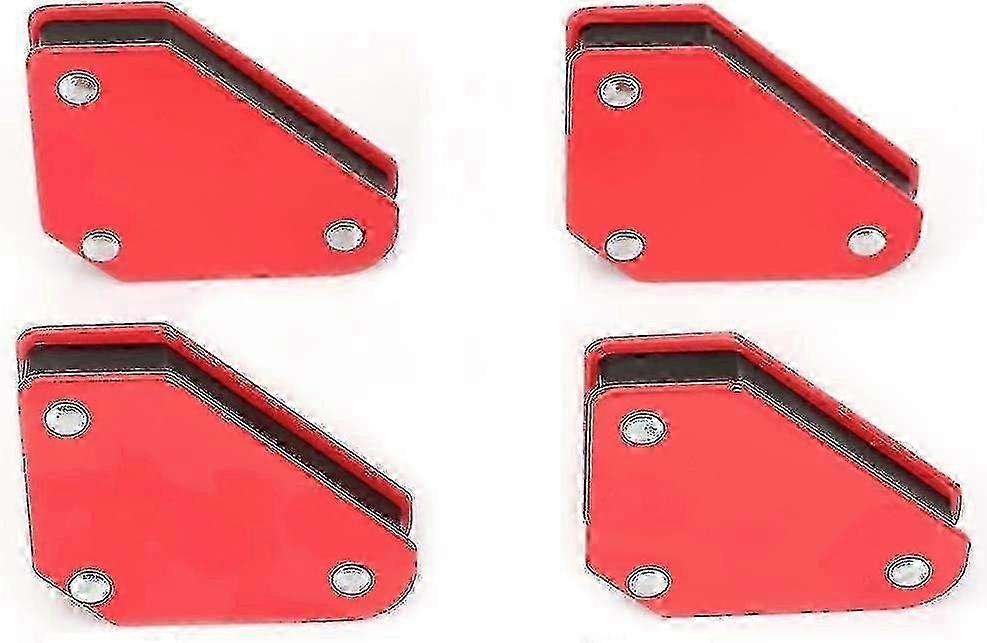Shibaod 4-Piece Multi-Angle Welding Magnets Set with 45 90 135 Degrees Square Welding Tools