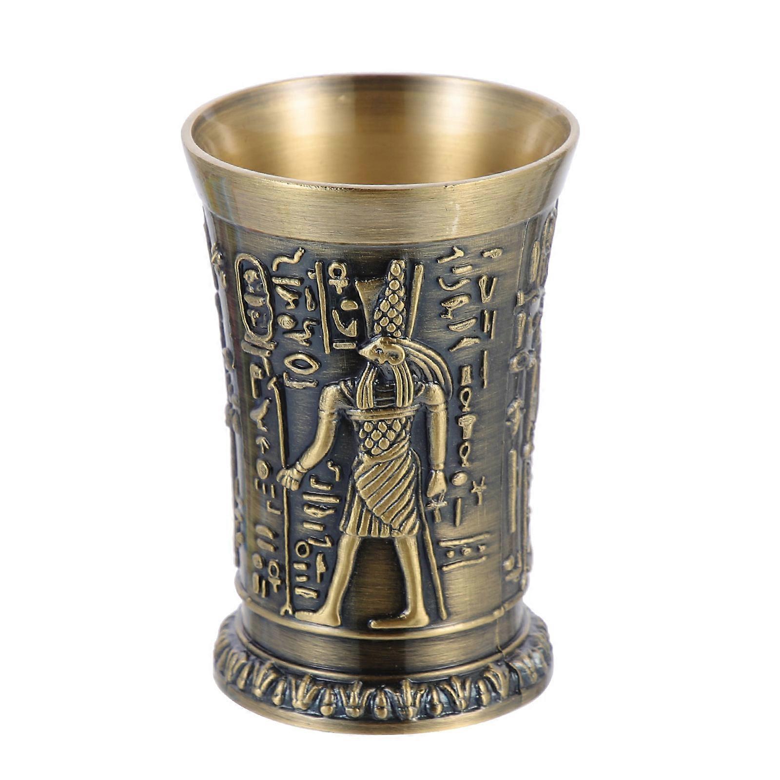 Egyptian Home Decoration Retro Style Goblet Drink Use Multi Color 6.2X4.2X4.2CM 1Pcs
