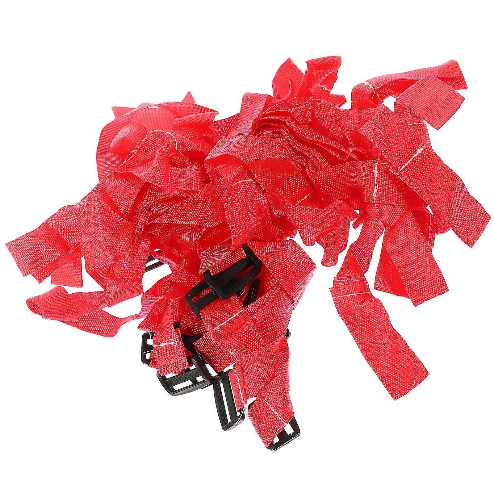 Swaying Car Pulling Rope 20Pcs For Scooter Daily Use Red Durable Fabric