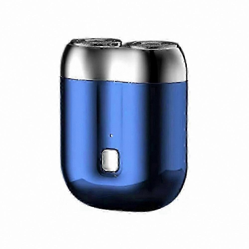 USB Rechargeable Compact Shaver - Advanced Dual-Ring 3D Blade for Men, Portable Travel & Office Use