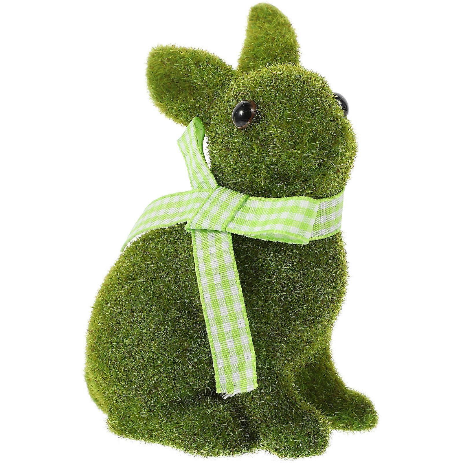 Simulation Design Rabbit Model 3Pcs Ideal For Easter Celebration Home Decoration With Adorable Appearance