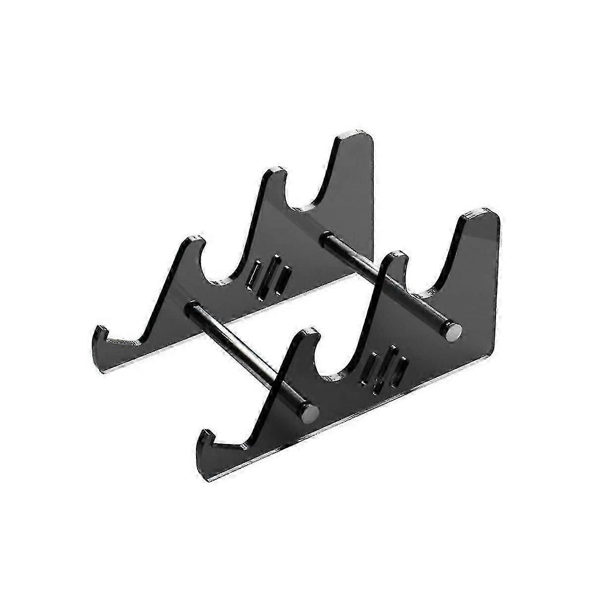 Supports de clavier Support d’affichage de clavier mécanique à 3 niveaux Support de support en acrylique noir Clavier de jeu