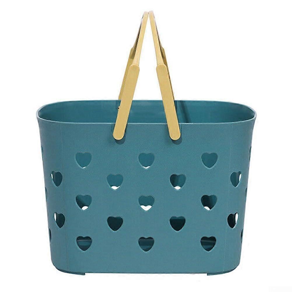 Functional with Handle Shampoo And Conditioner Organizer Cleaning Supplies Caddy Blue