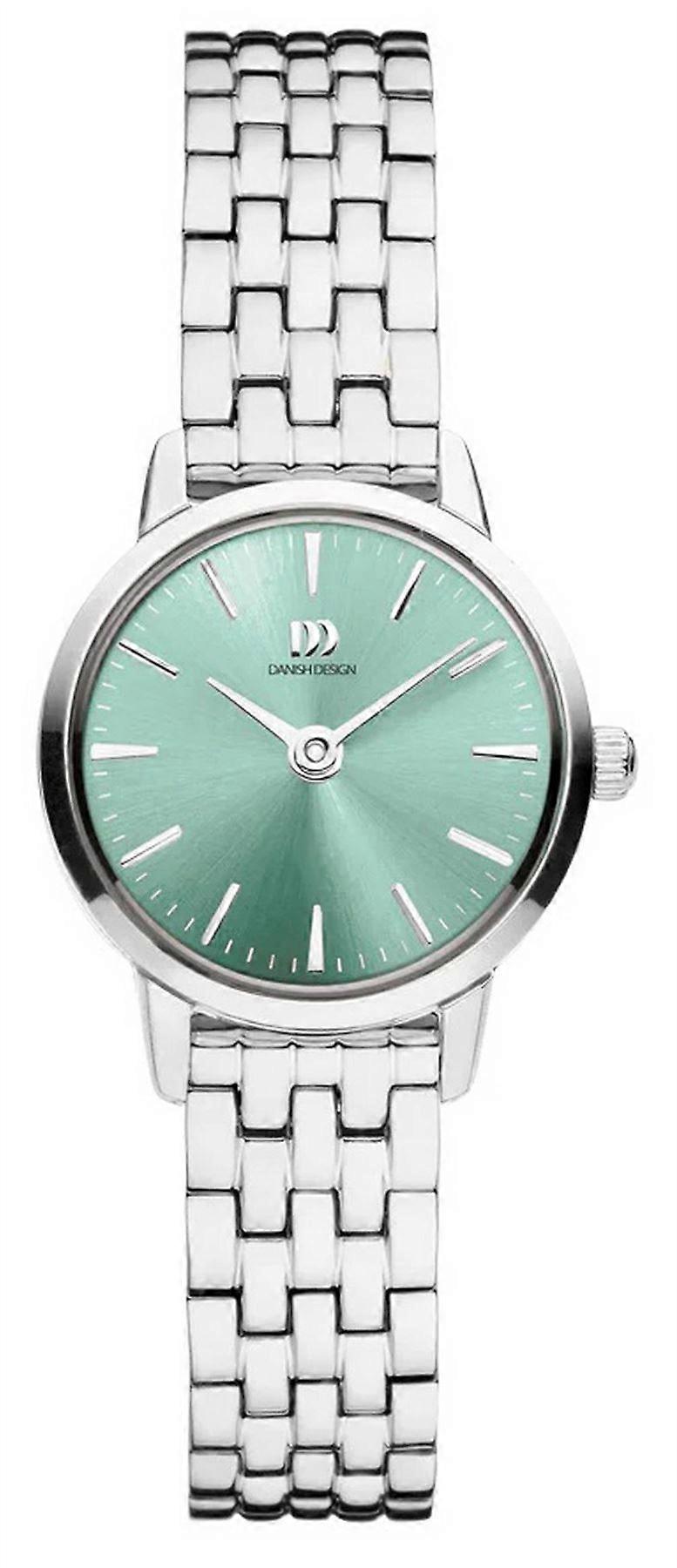 Danish Design Akilia Mini Link Watch - Silver/Sage Green