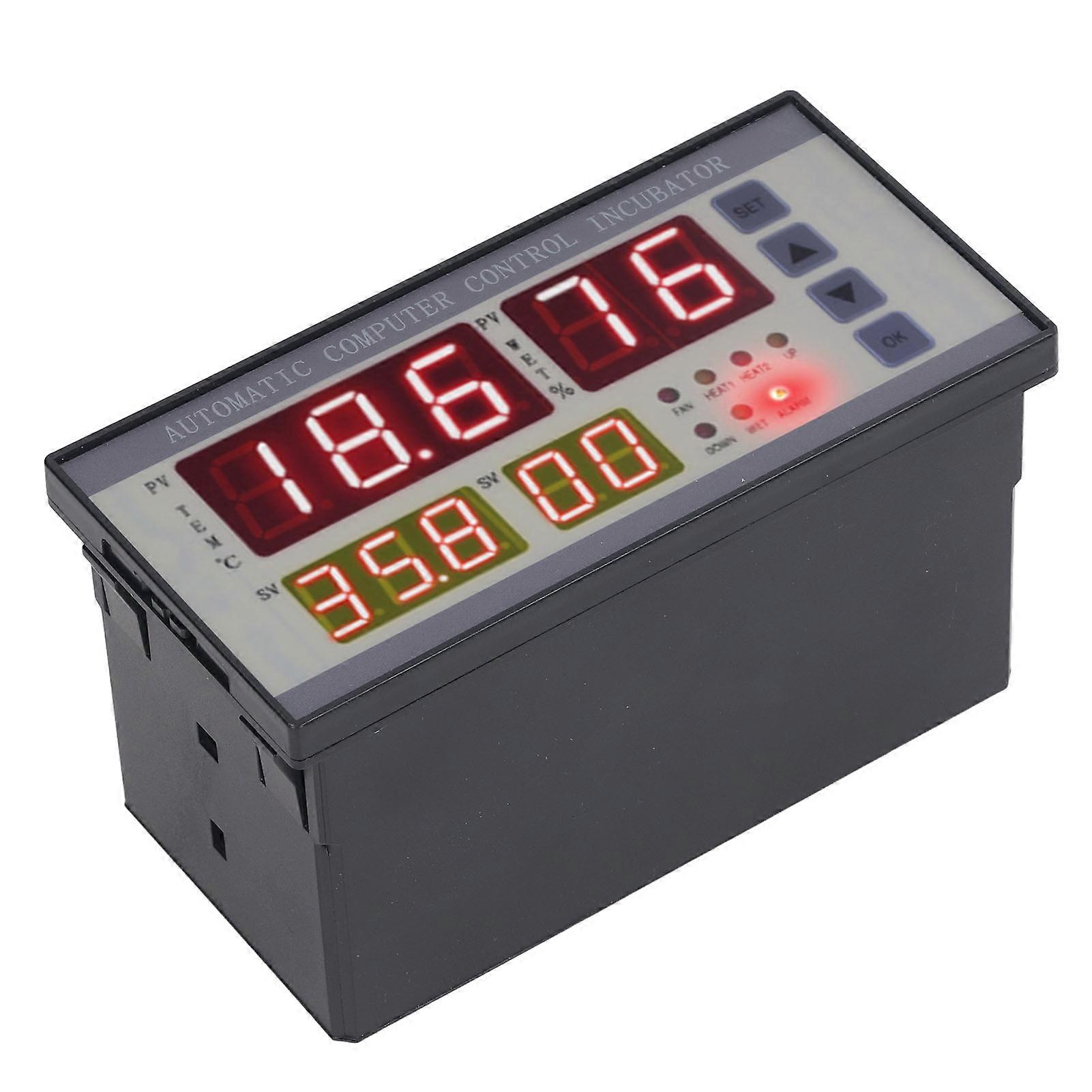Incubator Controller Automatic Egg Flipping Temperature Humidity Control Incubator Temp RH Controller AC160V‑240V 