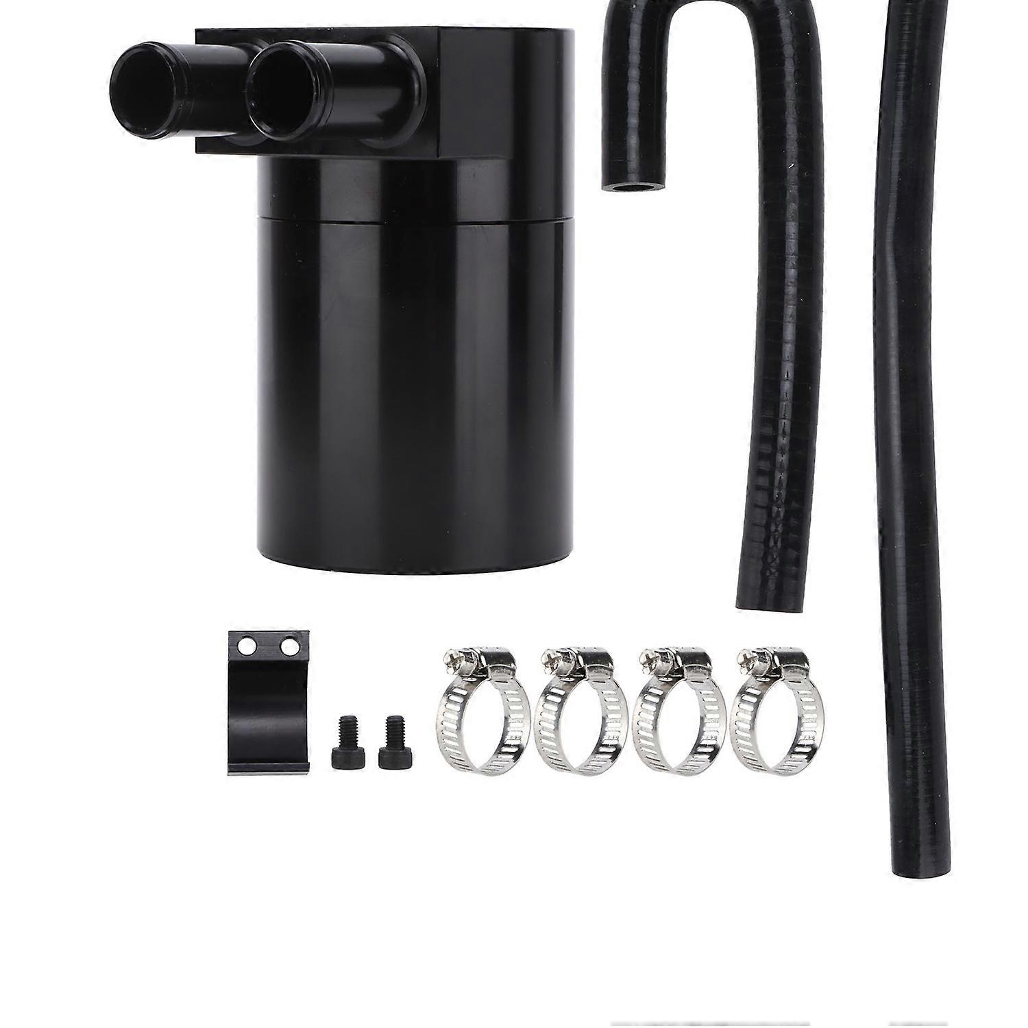 Double Baffled Oil Catch Can with Hoses Replacement for N54 335i 135i E90 E92 E82 2006-2010