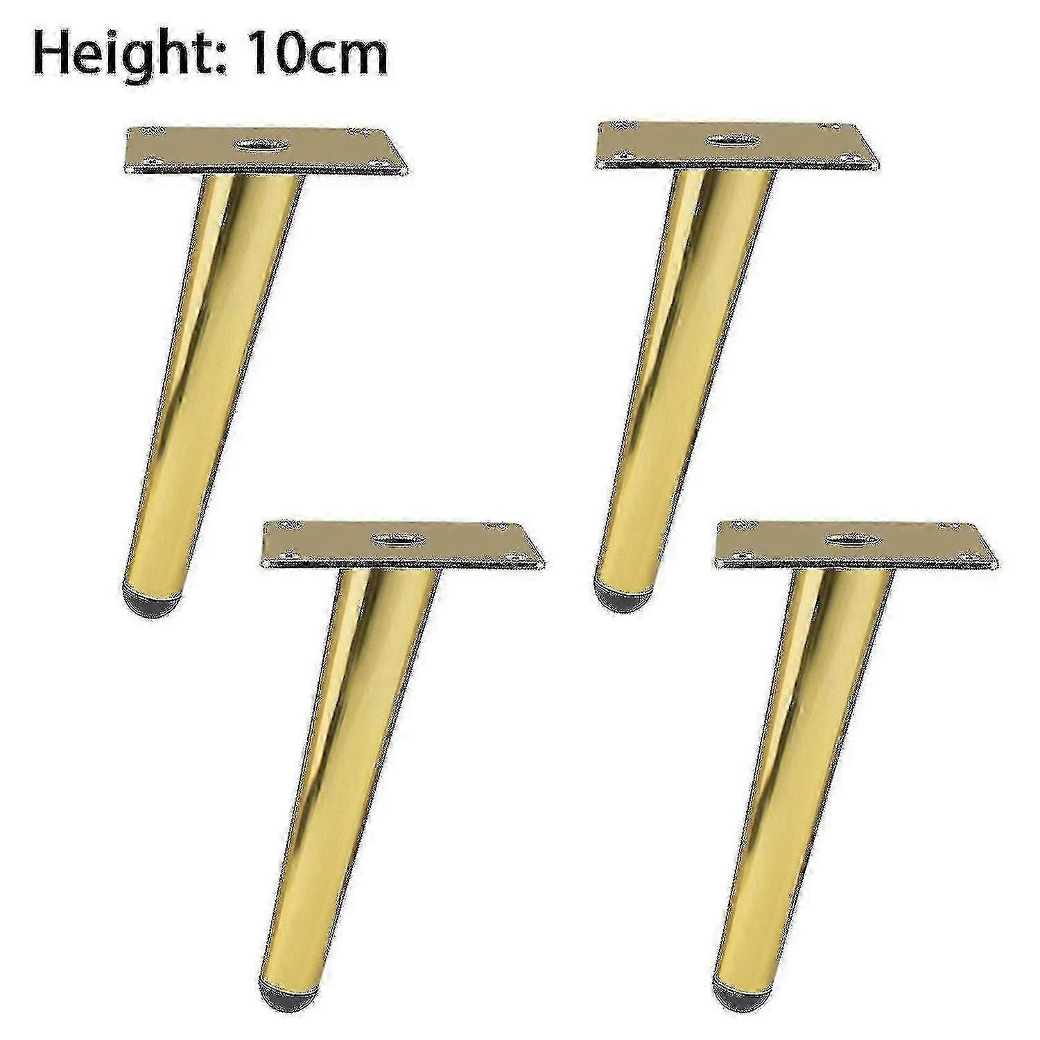 Tapered furniture feet for coffee table - 4pcs rust-proof iron legs