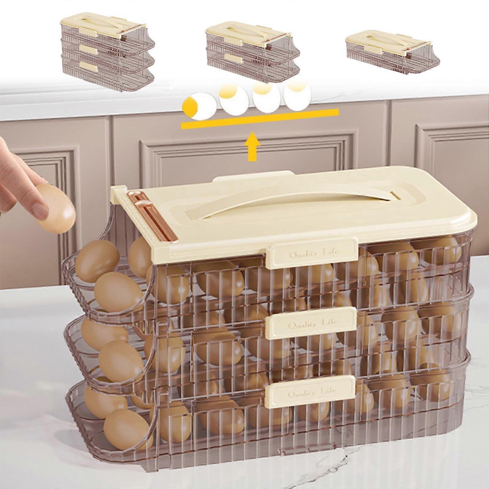 Jacenvly New Fall Decorations for Home, Compatible with Refrigerator Door Rolling Organizer Stand, Stackable Portable Kitchen Double Organizer