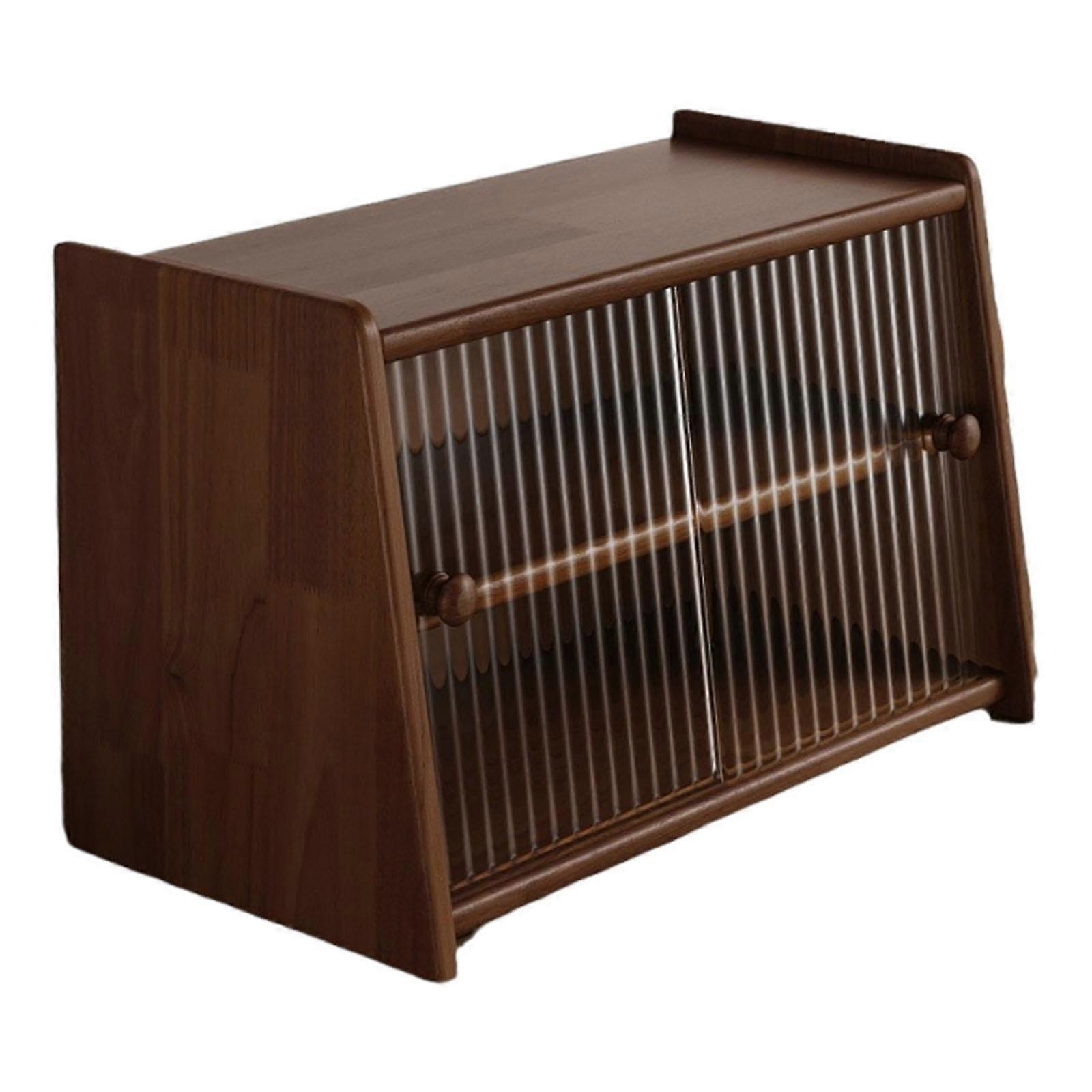 Wooden Storage Cabinet For Office Countertop And Dorm Practical Stable Organizer