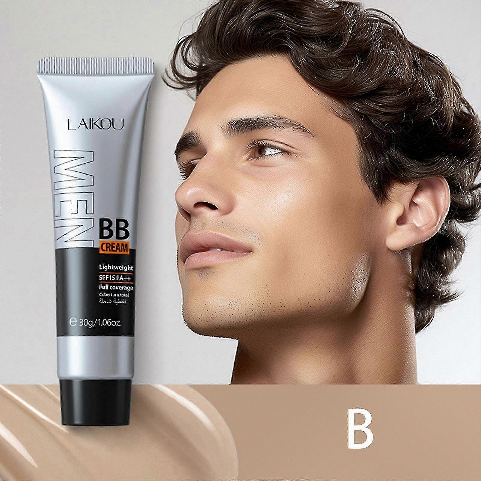 Color Correcting Moisturizer for Men, Medium Coverage BB Cream to Even Skin Tone and Reduce Blemishes