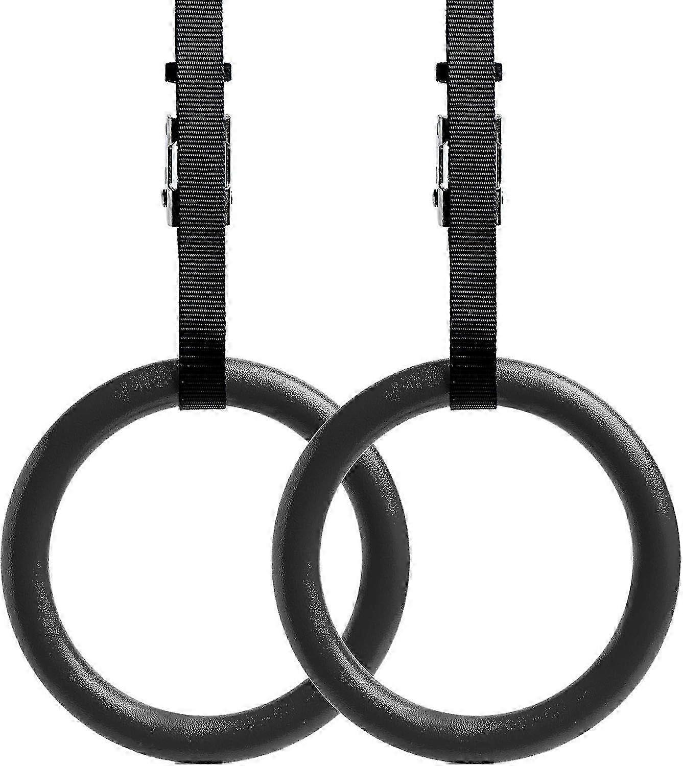 Metal buckle gymnastic rings for strength training workouts