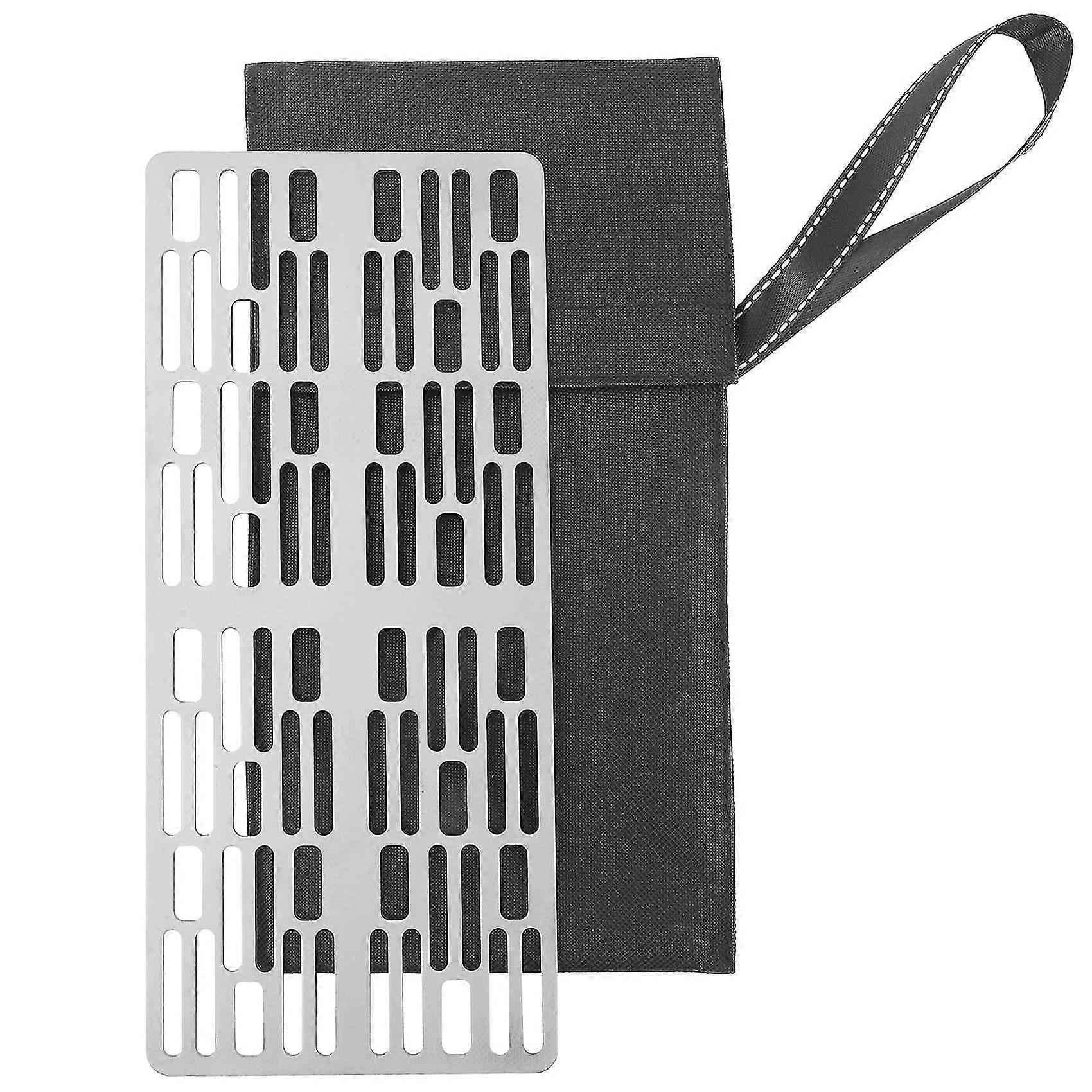 Titanium Charcoal Bbq Grill Barbecue Net Camping Outdoor Grill Net