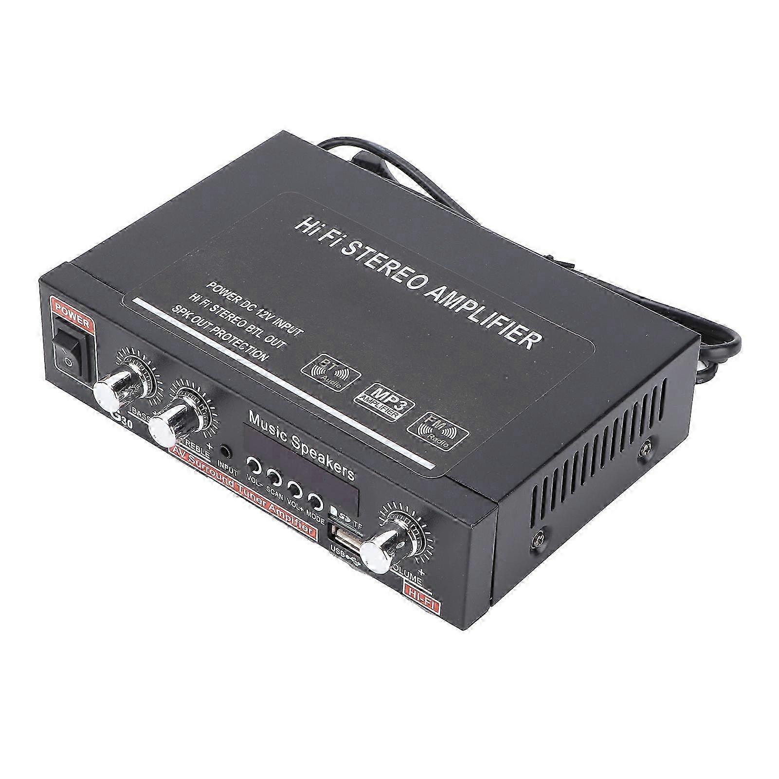 Power Amplifier Mini Bluetooth Intelligent Digital with Remote Control