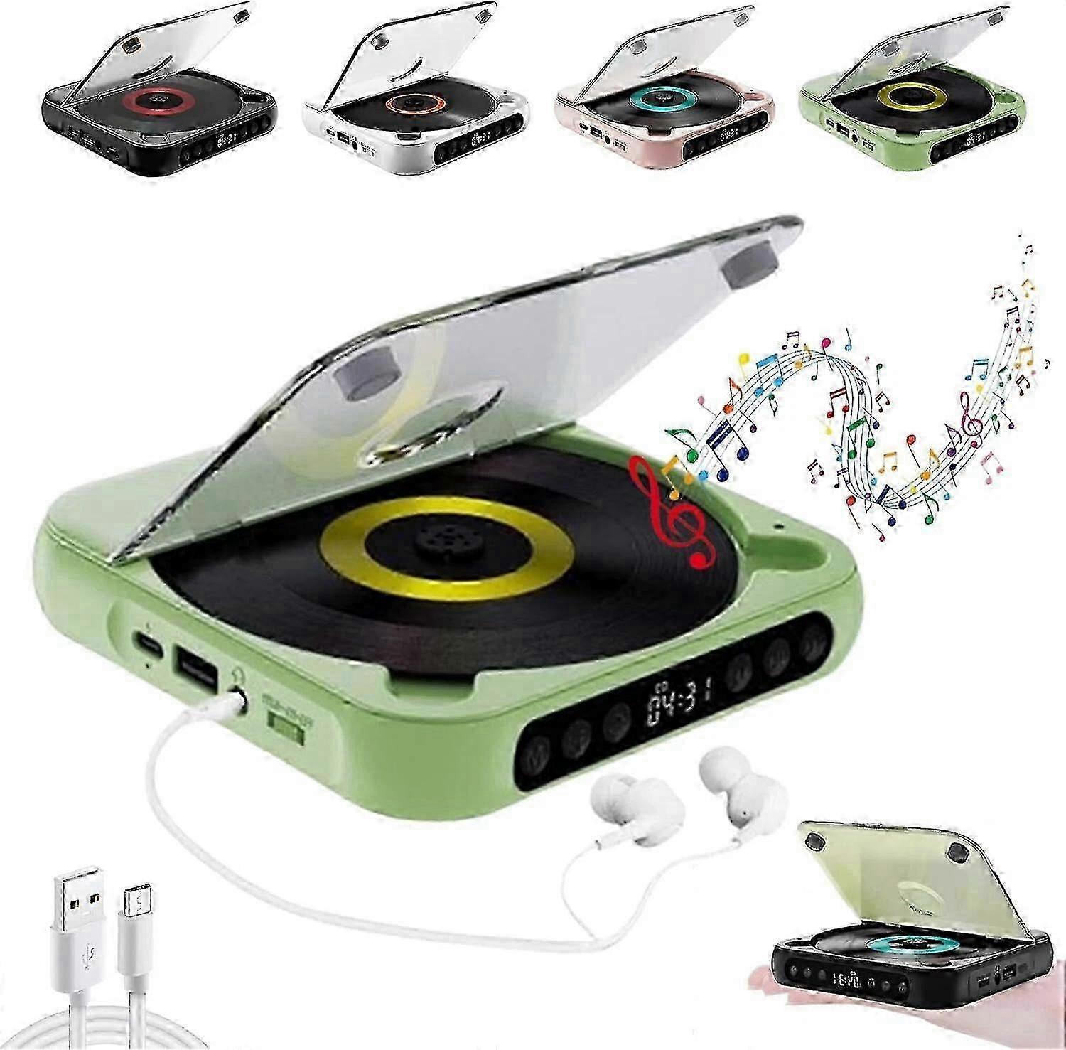 Rechargeable Compact CD Player Built-in HiFi Speakers KC-918 CD Player