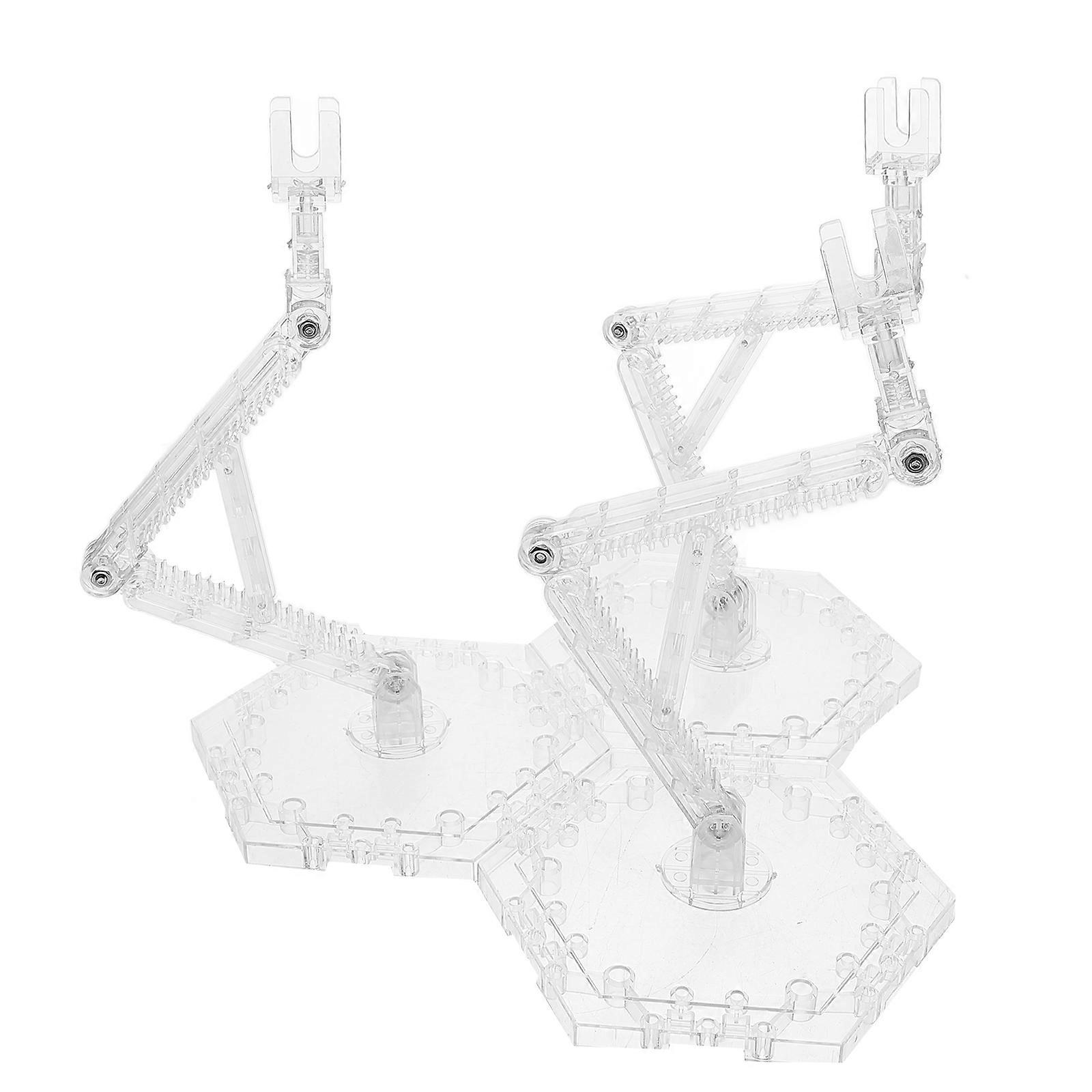 Figure Display Stand Assembly Clear Doll Model Support for Display